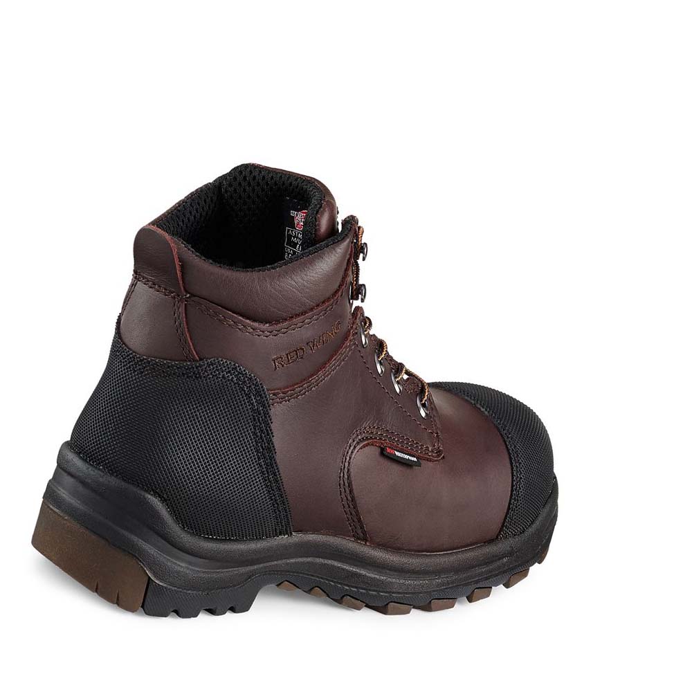 Red Wing King Toe® 6-inch CSA Safety Toe Men's Waterproof Boots Burgundy | ZA 353BEX